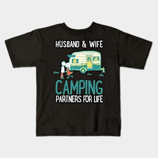 Camping Meme Husband Wife Kids T-Shirt